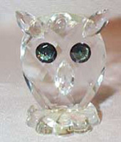 Crystal Czech Republic Clear Owl