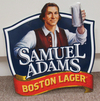 Samual Adams Boston Lager Metal Sign