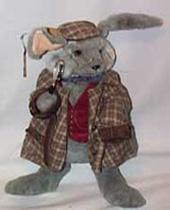 Sherlock Holmes stuffed Rabbit