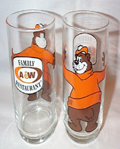 A & W Root Beer Family Restaurant Glasses