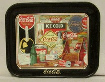Coca-Cola History of Coke Tray