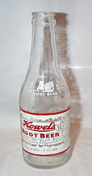 Howel's Root Beer 12 oz Glass Bottle